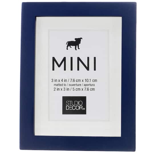 24 Pack: 2" x 3" Mini Frame with Mat by Studio Décor®